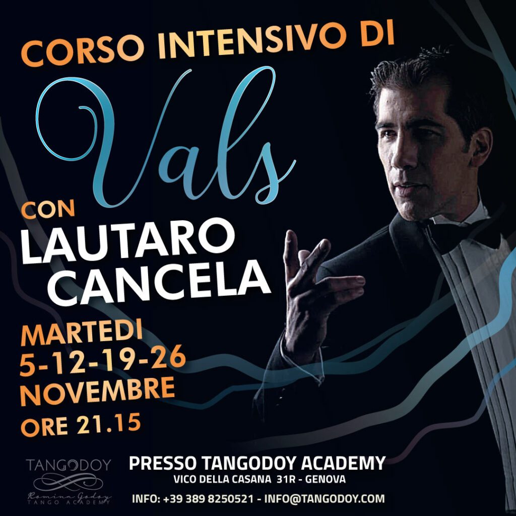 Corso Intensivo di Vals con Lautaro Cancela - Tangodoy Genova